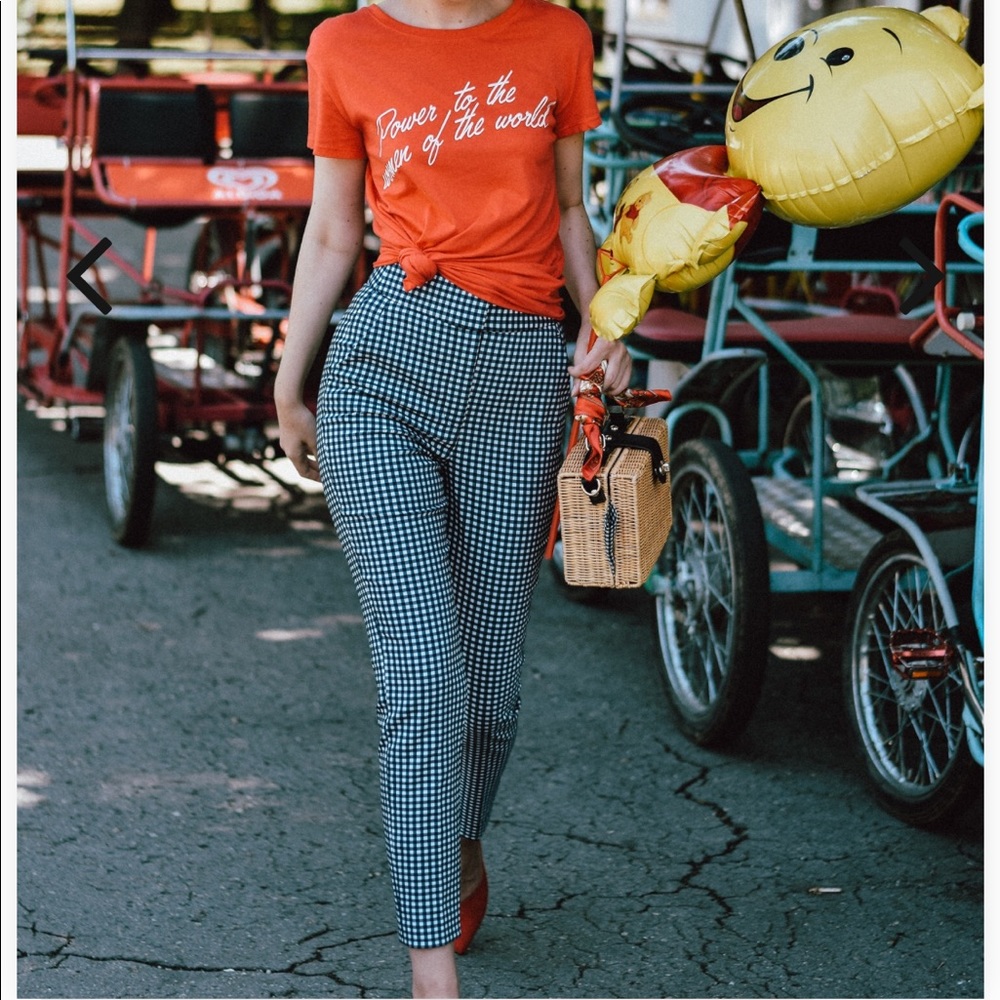 Zara gingham pants